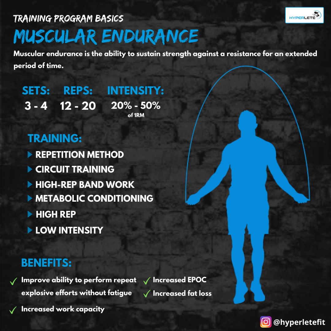 Muscular Endurance Training Overview