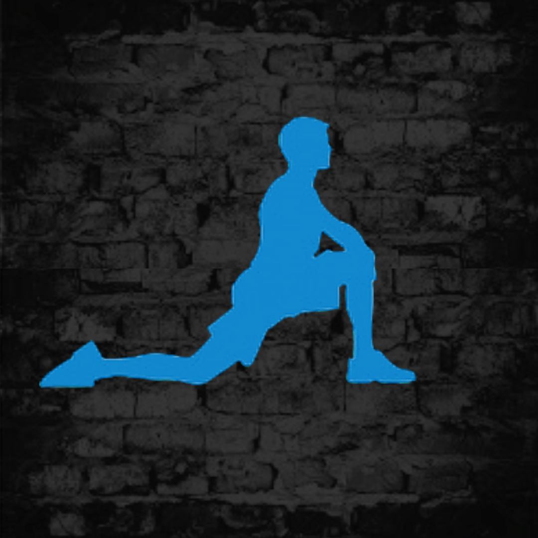 Man Doing Deep Lunge