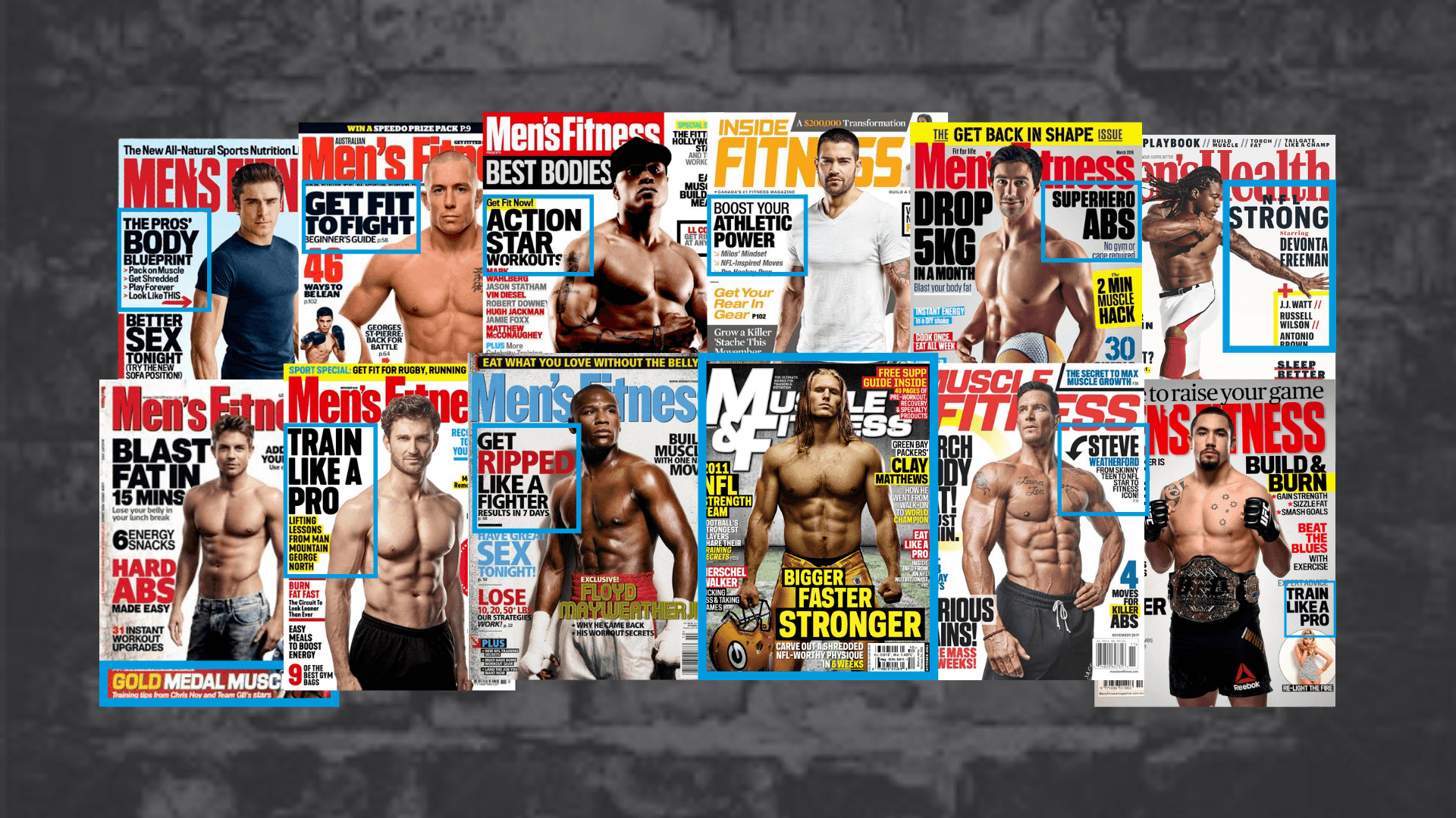 Popular Men's Fitness Magazines